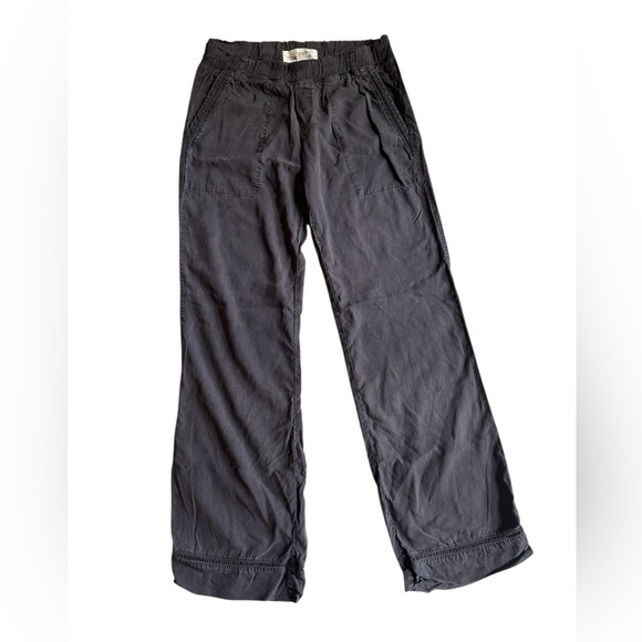 cloth & stone Pants - Cloth & Stone Charcoal Wide Leg Pants